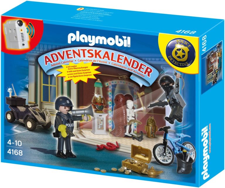 Adventskalender Playmobil Polzeialarm! 2013 Schatzräuber auf der Flucht