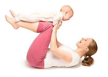 Fit werden nach der Geburt