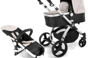 Froggy Kinderwagen Buggy Sportwagen Kombikinderwagen MAGICA 2 in1 Aluminium Kinderwagen sand